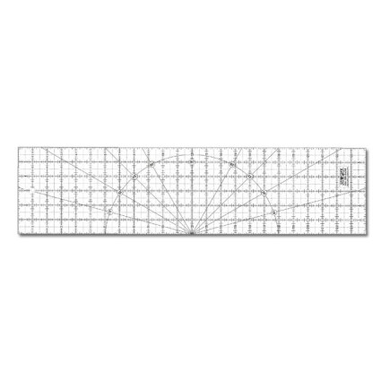 Линейка Olfa QR-6x24 акриловая прозрачная 6"х24" (152х610х3мм) (950624)