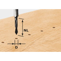 Through Hole Drill HW S8 D5/30