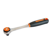 Reversible handle 1/2", ratchet 60 teeth in 6-degree increments, CrV steel, CrNі coating,
