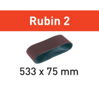 Sanding belt L533X 75-P120 RU2/10 Rubin 2
