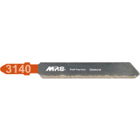 Jig saw blade MPS T130DG 55/83x10x1,3 mm, diamond coating Jig saw blade MPS T130DG 55/83x10x1,3 mm, diamond coating