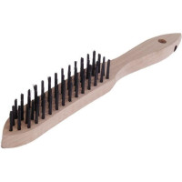 Щітка ручна 290х140 мм, сталевий дріт 0.35 мм, 6-рядний LESSMANN (ЛЕСМАН)