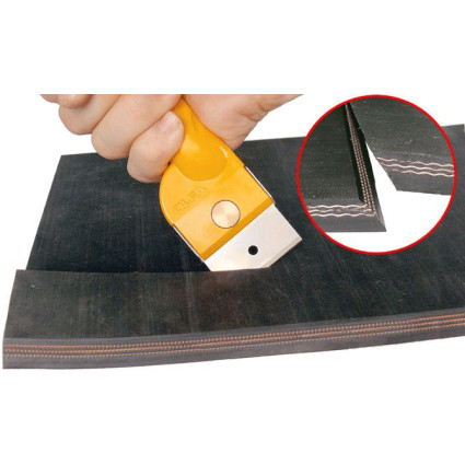 Шкребач-нож Olfa BTC-1 для резки кожи, пластмассы, резины, быстросменное лезвие 43 мм (арт. 860510)