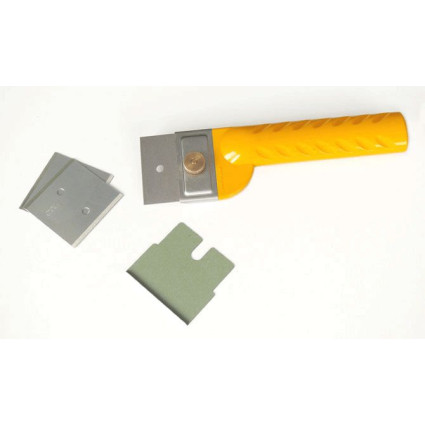 Шкребач-нож Olfa BTC-1 для резки кожи, пластмассы, резины, быстросменное лезвие 43 мм (арт. 860510)