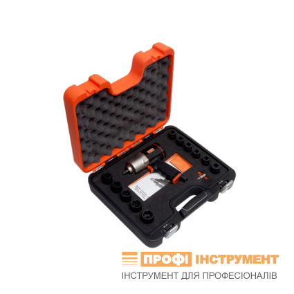 Impact wrench BAHCO BP815 with a set of sockets