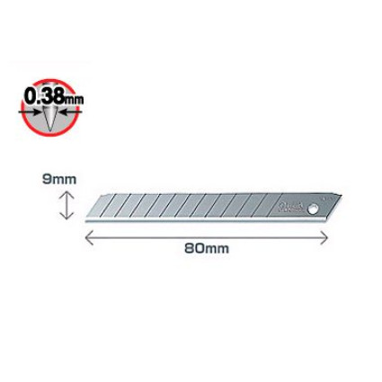 Лезо OLFA AB-50 сегментоване 9мм 50шт (130512)