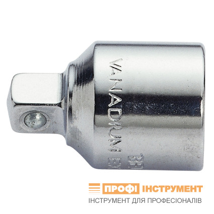 Adapter 3/8"-1/4", extra vanadium steel, polished, nickel-chromium coating,
