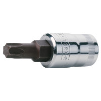 Socket head with screwdriver bit for TORXT40 screws, square-3/8", EXTRA Cr steel, Socket head with screwdriver bit for TORXT40 screws, square-3/8", EXTRA Cr steel,