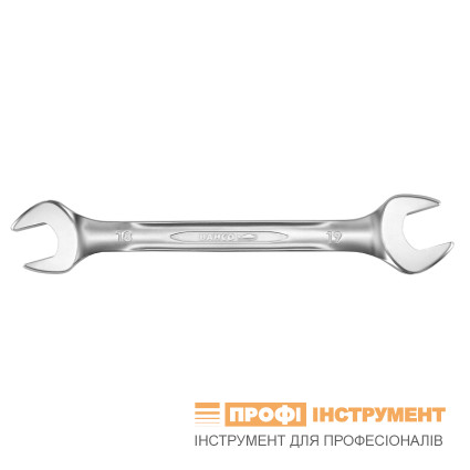 Ключ ріжковий двосторонній 5/8x3/4" BAHCO, спец. сталь. поворот 15 град.