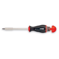 FELO screwdriver with magnetic holder 1/4", blister pack (37604105)