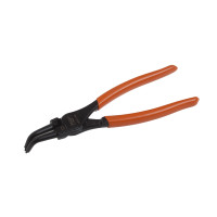 Puller for internal snap rings 140 mm, ring 12-25 mm, spring 1,3 mm, bend 90 degrees,