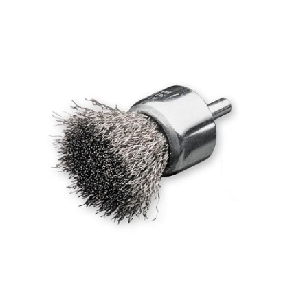 Щетка концевая D17х22 мм; хвостовик 6 мм; Нержавеющая гофрированная проволока 0.3 мм; 20000 об / мин LESSMANN ( ЛЕСМАН ) LESSMANN ( ЛЕСМАН )
