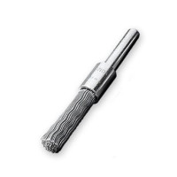 Щітка кінцева D11х25 мм, хвостовик 6 мм, високоміцний сталевий провід 0.35 мм, 12000 об/хв, LESSMANN (ЛЕСМАН)