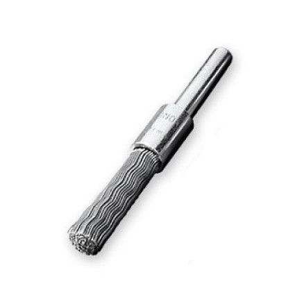 Щетка концевая D11х25 мм; хвостовик 6 мм; высокопрочный стальной провод 0.35 мм; 12000 об / мин; LESSMANN ( ЛЕСМАН ) LESSMANN ( ЛЕСМАН )