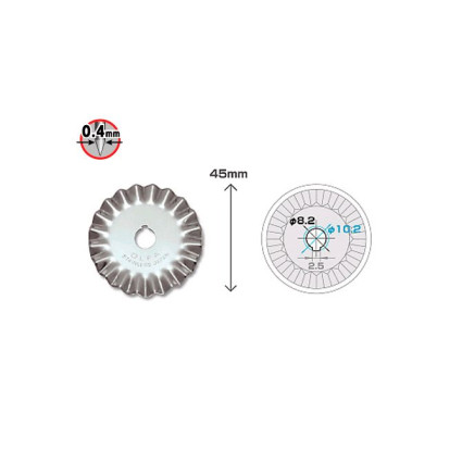 Лезо OLFA PIB45-1 дискове 45мм 1шт (791510)