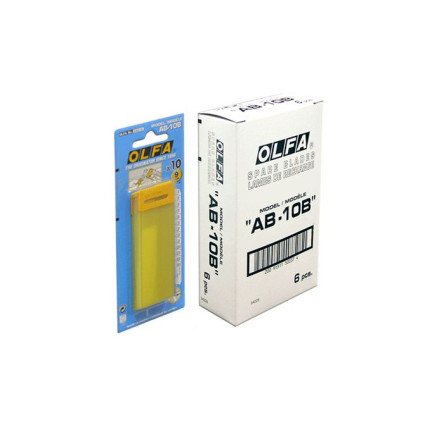 Лезвие Olfa AB-10B сегментированное 9мм 10шт  (100551)