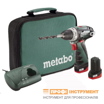 Акумуляторний дриль-шуруповерт Metabo PowerMaxx BS в сумці (600079550)