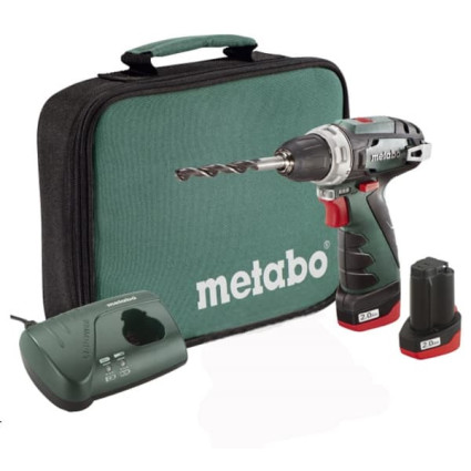 Акумуляторний дриль-шуруповерт Metabo PowerMaxx BS в сумці (600079550)