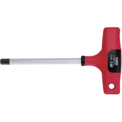 FELO T-shaped screwdriver, hexagon SW 6,0x150 mm, 2-component handle, (30306580)