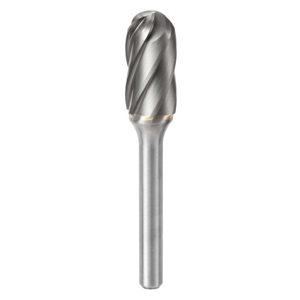 Spherocylinder burr TS PROFITOOL (form C, WRC, SC) 6,0x12,7x3,0x45,0 shank 3mm, notch 3 INOX (C06123-3INOX)