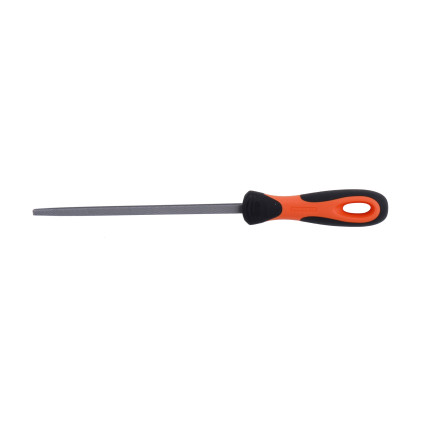 Locksmith's file square 150 mm, notch - bastard, with a handle,