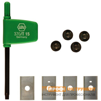 Replacement knives HW-WP 30x12x1,5 (4x) Replacement knives HW-WP 30x12x1,5 (4x)