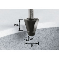 Фреза для зняття фаски HW D33.54/15° ss S12