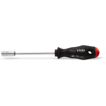 FELO screwdriver with hexagons, head 12,0x125 mm, FRICO, CrV steel, 2 component handle, chrome plated (52812040)