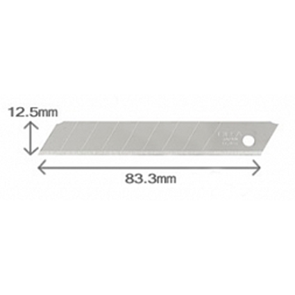 Лезвие Olfa MTB-10B 12.5x83.3x0.45 мм, 10 шт для ножей Mid Size (396510)