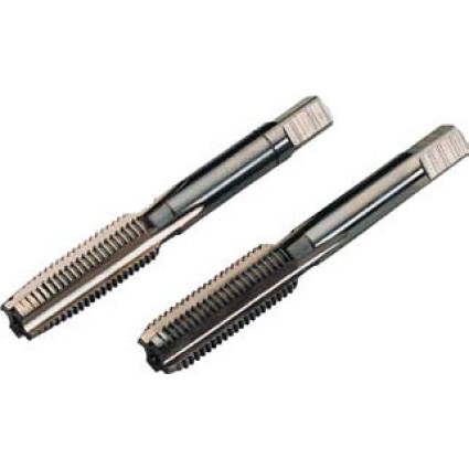 Мітчик VOLKEL ручний BSF 9/16"x16, HSS-G, DIN 2181, 28х80 мм, різьба BS 84, для наскрізних та глухих отворів, неабразивні матеріали до 900 Н/кв.мм, комплект 2 шт (22724)