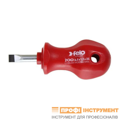 Screwdriver FELO SL 6.5x1.2x58x25 mm (20065090) Screwdriver FELO SL 6.5x1.2x58x25 mm (20065090)