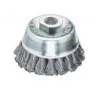 Cup brush 65xM14x2,0, Stranded steel wire 0,5 mm, Z18 harnesses, 12500 rpm, IP Cup brush 65xM14x2,0, Stranded steel wire 0,5 mm, Z18 harnesses, 12500 rpm, IP