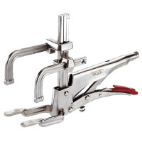Clamp with grip GRZV, for clamping workpieces of different lengths or offset workpieces 50-80 mm