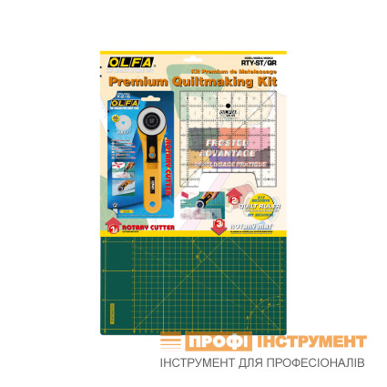 Набор для пэчворка OLFA RTY-ST/QR/METRIC-RC (730960) (в составе: RM-IC-C-RC, RTY-2/G, MQR-15x16)