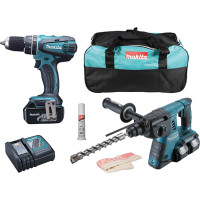 Makita DLX2137M cordless tool set