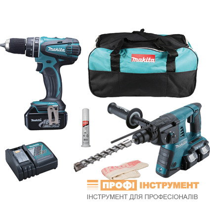 Набір акумуляторних інструментів MAKITA DLX2137M