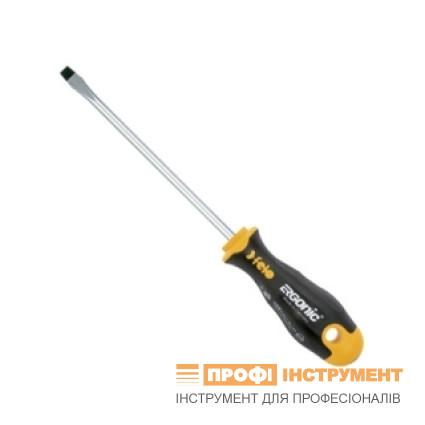 Отвертка слесарная 2.5х0.4х75х86; ERGONIС; хром-молибден-ванадиевая сталь; хромированная