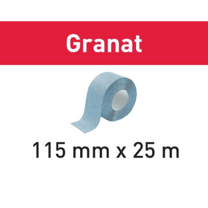 Шлифовальный материал StickFix в рулоне 115x25m P320 GR Granat