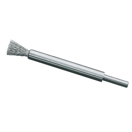 Щетка концевая D12х20х120 мм; хвостовик 6 мм; Стальная гофрированная проволока 0.3 мм; 15000 об / мин LESSMANN ( ЛЕСМАН ) LESSMANN ( ЛЕСМАН )