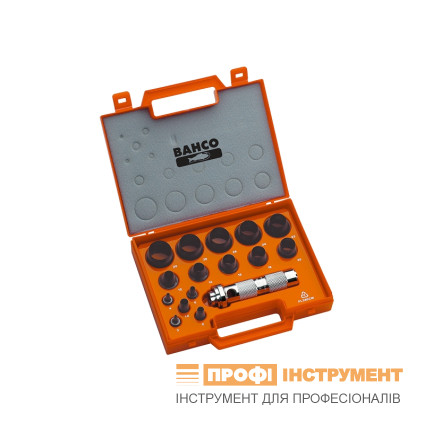 Punch set for soft materials 3-30 mm in plastic case