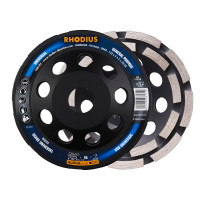 Шлифчашка алмазная Rhodius 125x22,2 мм; ALPHA DS 40; однорядная; бетон, камень, черепица (арт. 303222)