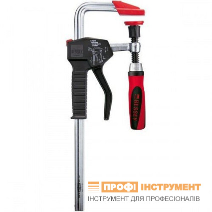 Струбцина одноручная EHZ 300х100 мм; усилия до 5000 Н; 2-х компонентная ручка. BESSEY ( БЕССЕЙ )