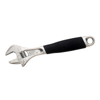 Adjustable wrench with scale, capture 31 mm, hardened, ergo handle,