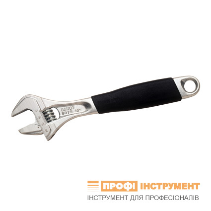 Adjustable wrench with scale, capture 31 mm, hardened, ergo handle,