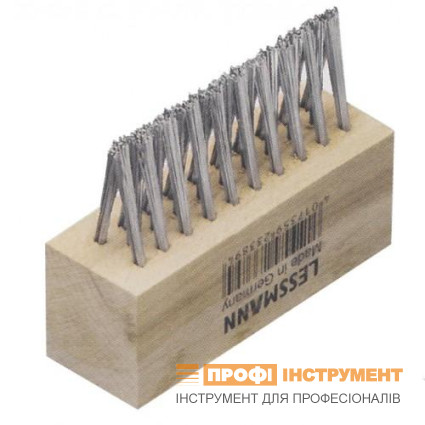 Щетка для чистки тротуарной плитки LESSMANN - 100x35x42 мм (151108)