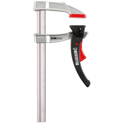 Струбцина легка KliKlamp 250х80 мм, зусилля до 1200 Н, швидкозатискна 0.35 кг.