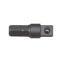 Перехідник для шуруповерта 1/4"-1/4". 25 мм
