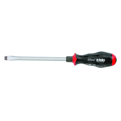 Power impact screwdriver FELO turnkey SL 10,0x1,6x105x175 mm, FRICO, 2-component handle, chrome plated (55010040)
