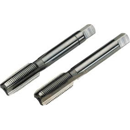Мітчик VOLKEL ручний PG 9x18, HSS-G, DIN 40432, 22х70 мм, різьба трубна DIN 40 430, метричний аналог М16, для наскрізних та глухих отворів, неабразивні матеріали до 900 Н/кв.мм, комплект 2 шт (25709)
