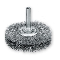 Cylindrical brush 50x10 mm, shank 6 mm, Steel corrugated wire 0,30 mm, 15000 rpm Cylindrical brush 50x10 mm, shank 6 mm, Steel corrugated wire 0,30 mm, 15000 rpm